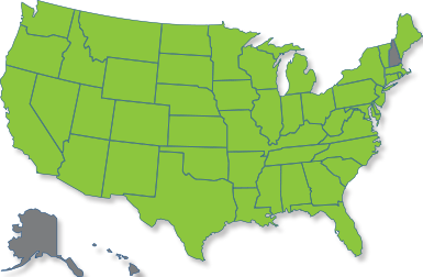 U.S Map Showcasing TEP Participants